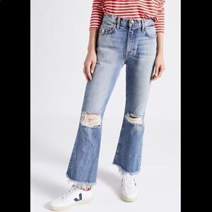 Current/Elliott High Waist Kick Jeans